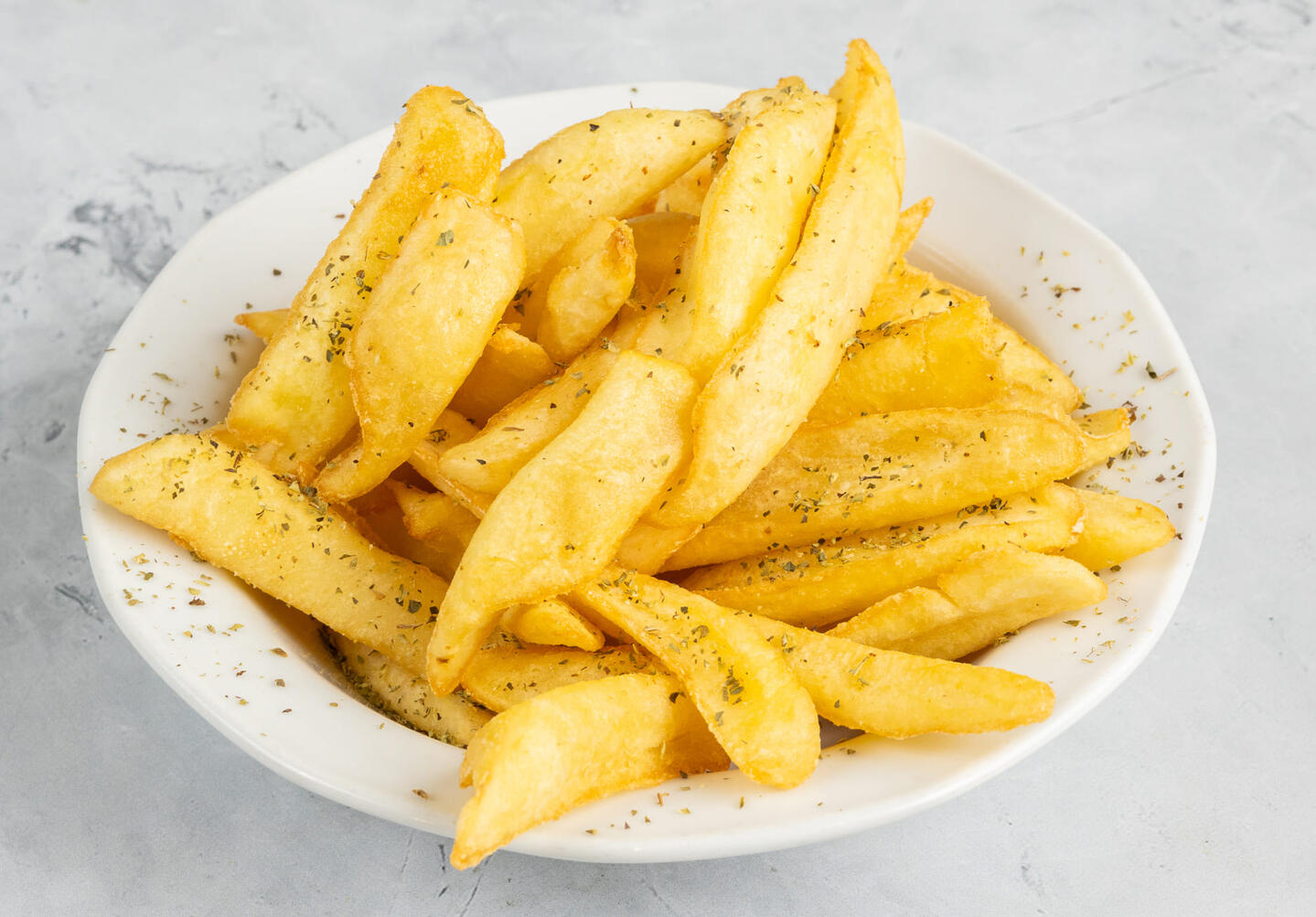 Hasábburgonya köret a Heureka Original Greek Food étlapján