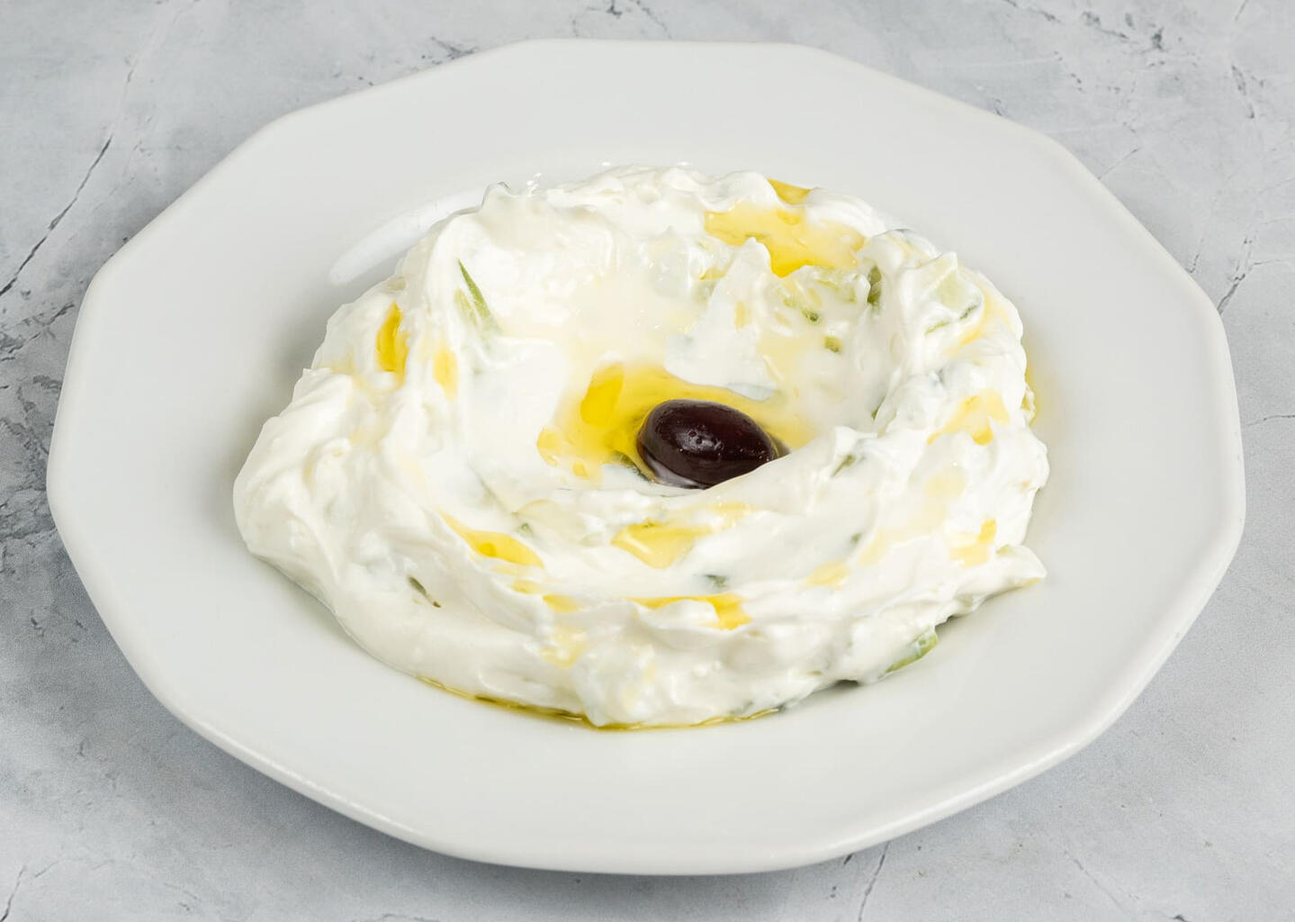 Házi tzatziki a Heureka Original Greek Food kínálatában